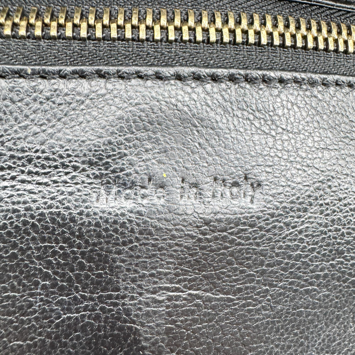 Celine Luggage Embossed Leather, Black, Leather, Handbag