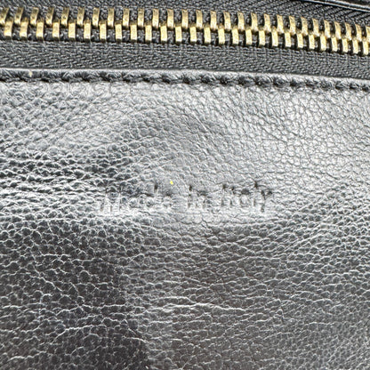 Celine Luggage Embossed Leather, Black, Leather, Handbag