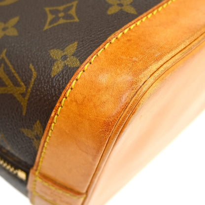 Louis Vuitton Alma Monogram, Brown, Canvas, Handbag