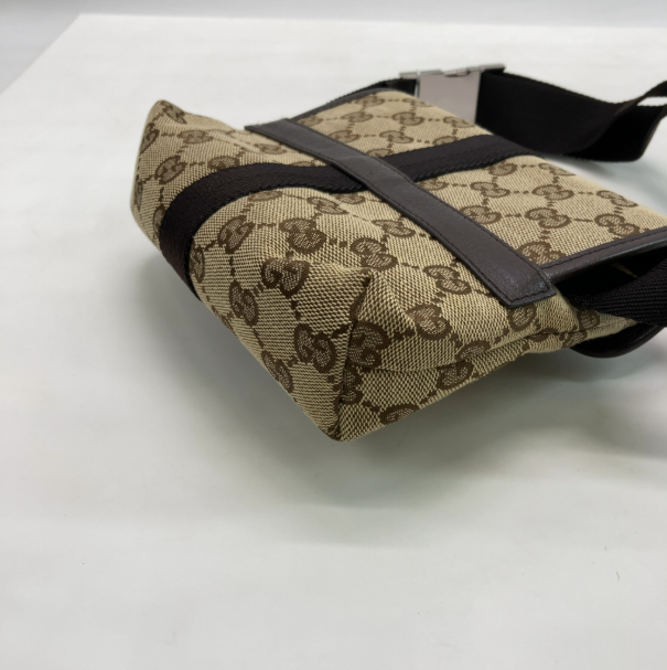 Gucci GG Canvas Bag Canvas, Brown, Canvas, Clutch