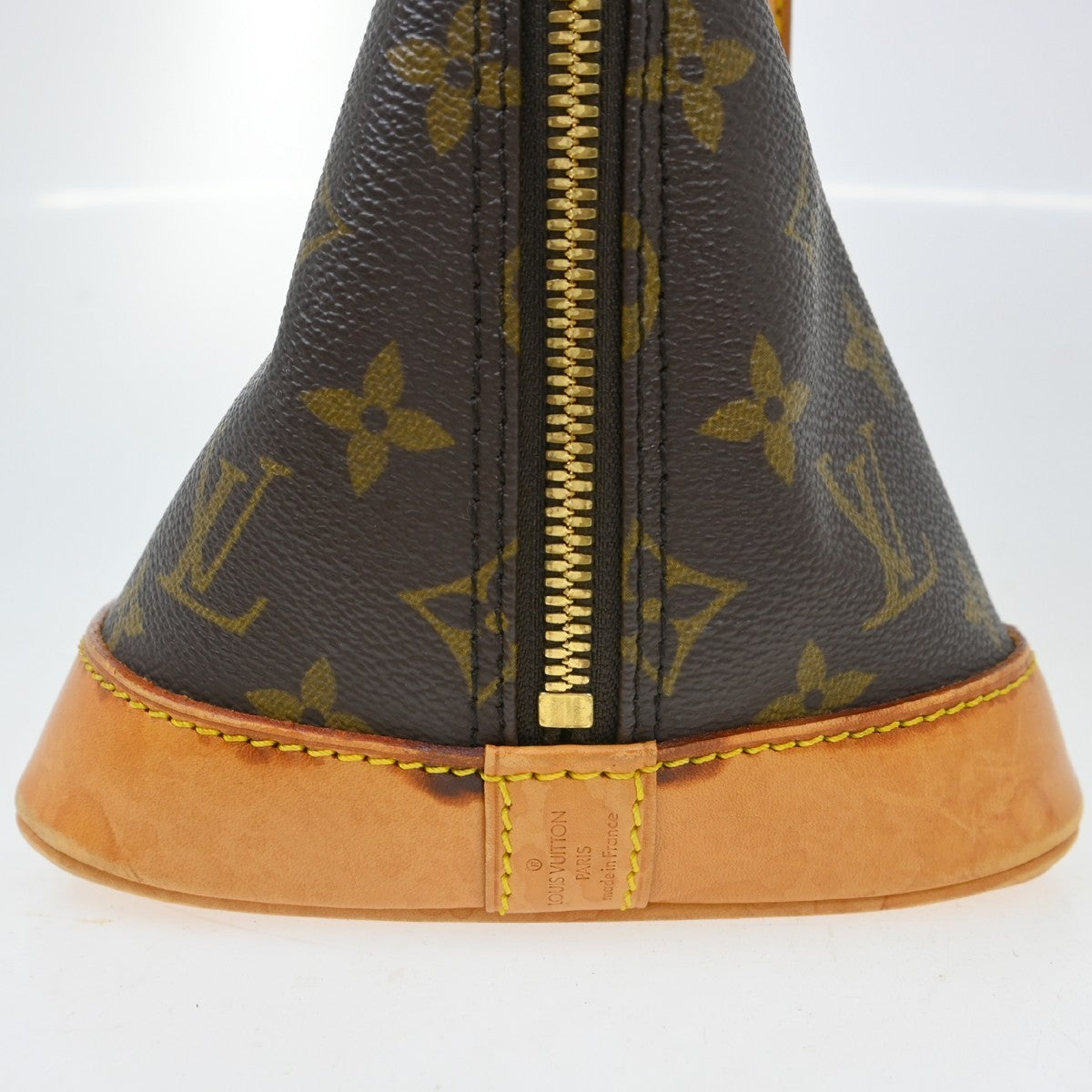 Louis Vuitton Alma Monogram Canvas, Brown, Canvas, Handbag