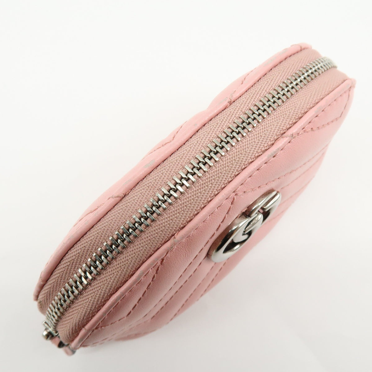 Gucci GG Marmont Key Matelasse Leather, Pink, Leather, Clutch