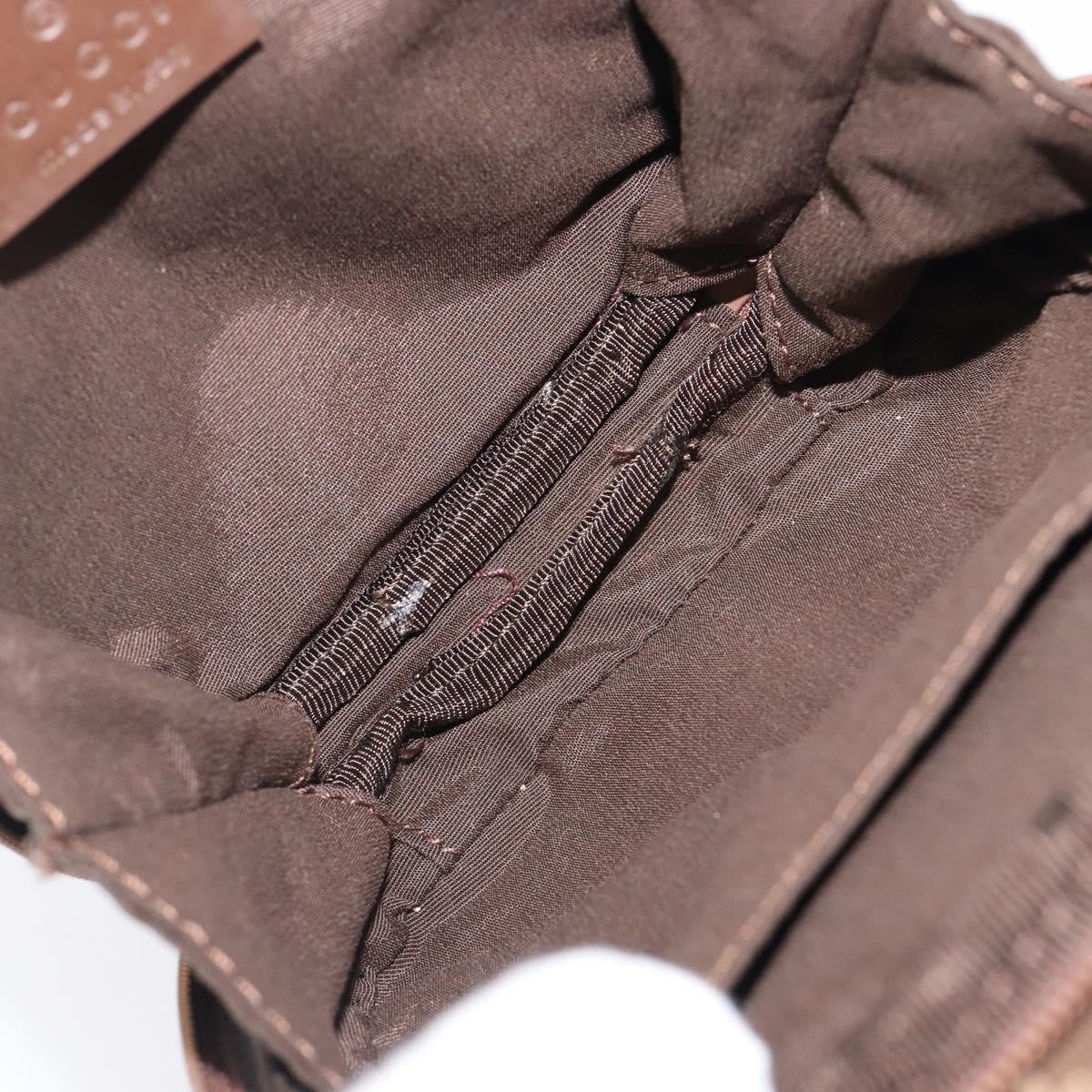 Gucci Crossbody Canvas, Brown, Canvas, Crossbody Bag