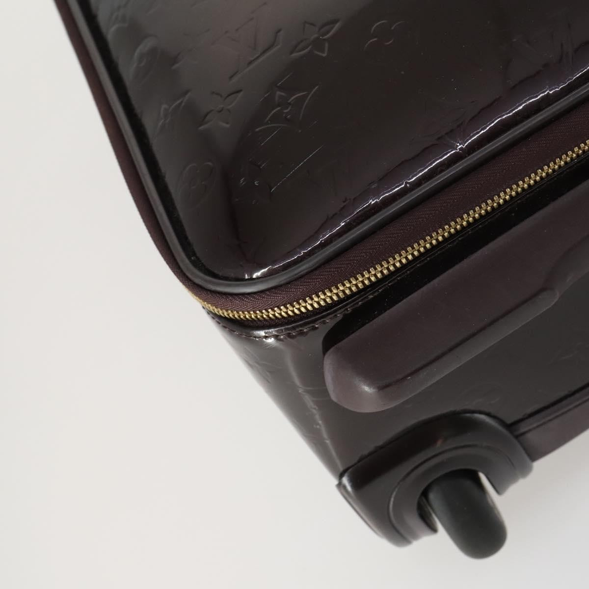Louis Vuitton Pegase Luggage Monogram Vernis, Brown, Patent Leather, Travel Bag
