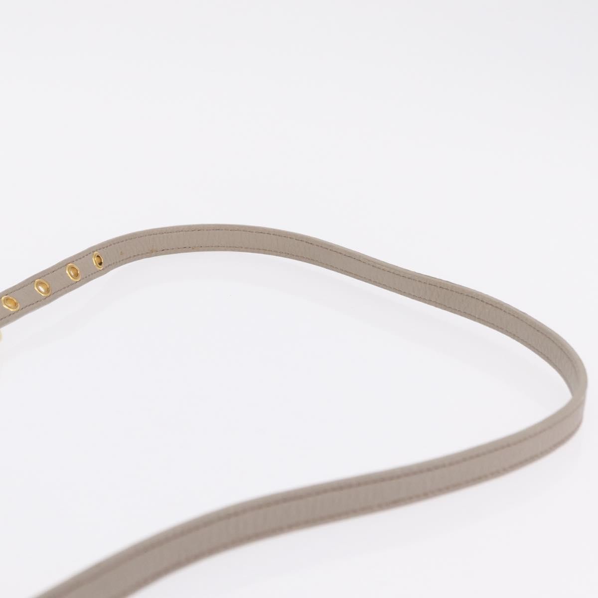 Miu Miu Madras Leather, Gray, Leather, Shoulder Bag