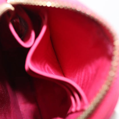 Christian Dior Lady Dior Phone Holder on Chain Cannage Quilt Lambskin, Pink, Leather, Clutch