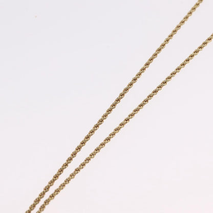 Christian Dior CD Pendant Metal, Gold, Metal, Necklace