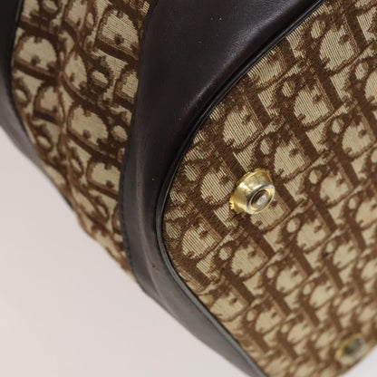 Christian Dior Vintage Trotter Street Chic Pocket Hobo Diorissimo Canvas, Brown, Canvas, Shoulder Bag