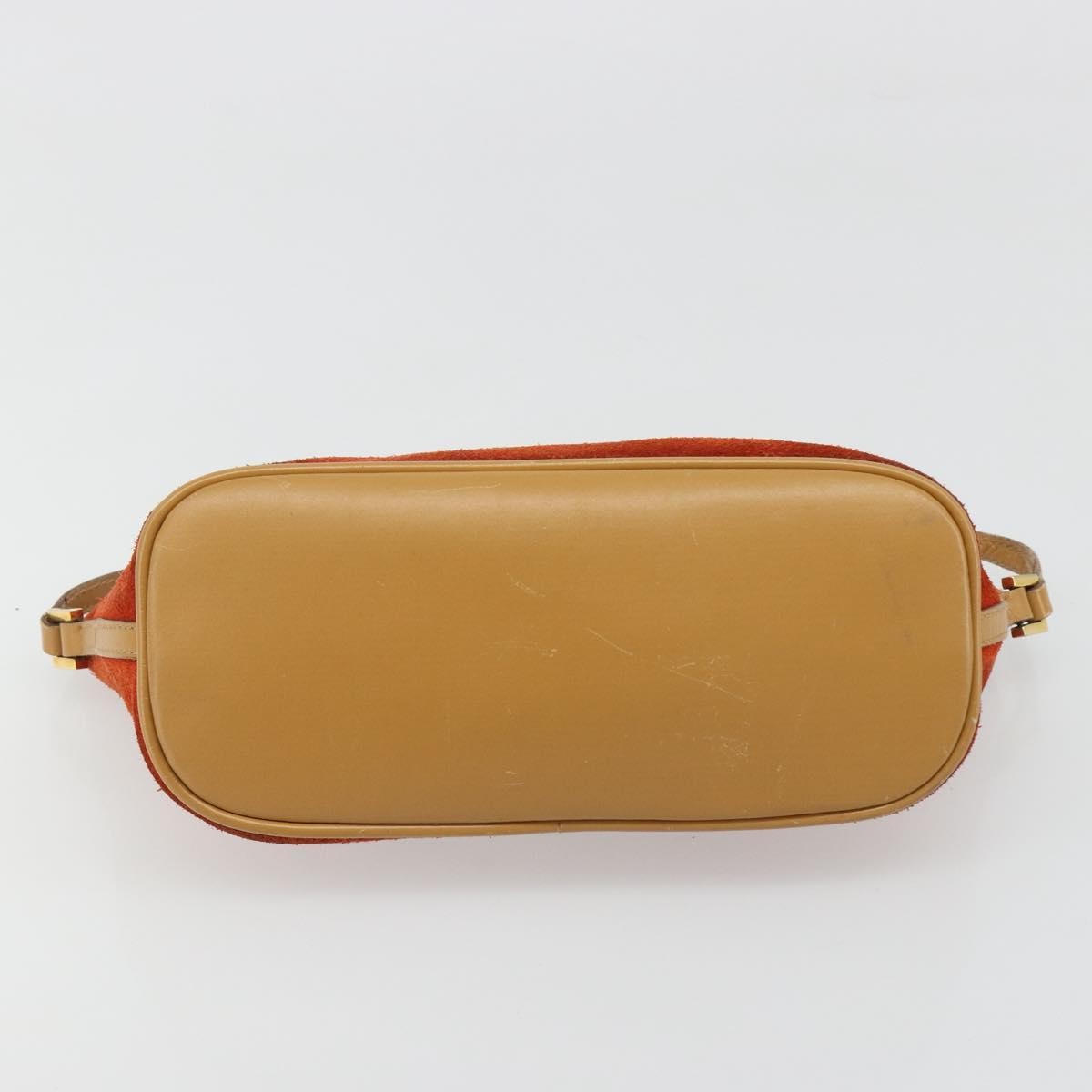 Gucci Vintage Suede, Orange, Suede, Clutch