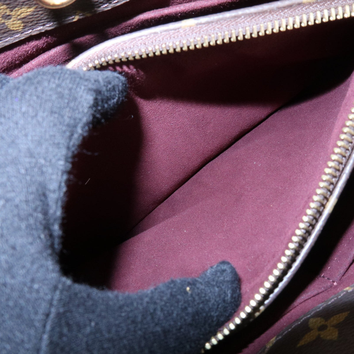 Louis Vuitton Montaigne Monogram Canvas, Brown, Canvas, Handbag