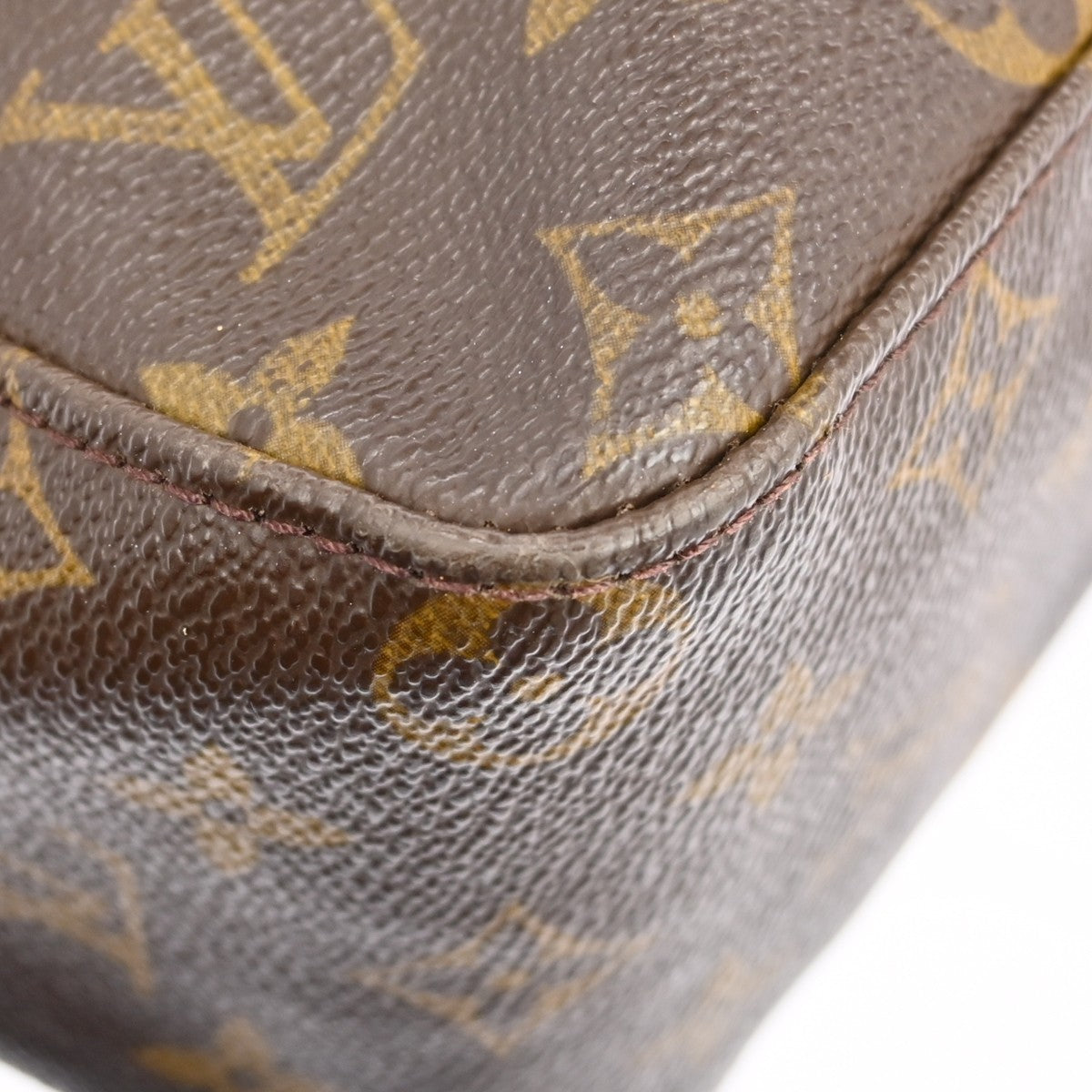 Louis Vuitton Looping Monogram Canvas, Brown, Canvas, Handbag