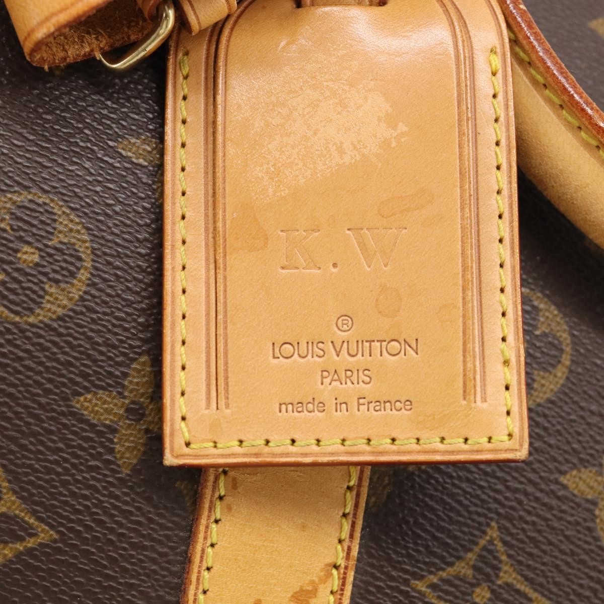 Louis Vuitton Keepall Bandouliere Monogram Canvas, Brown, Canvas, Travel Bag