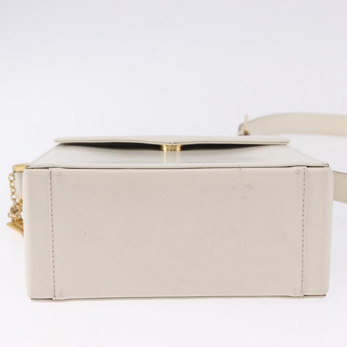 Saint Laurent Vintage Leather, Ecru, Leather, Shoulder Bag