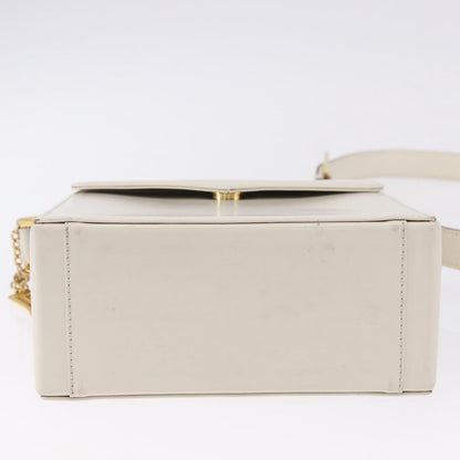 Saint Laurent Vintage Leather, Ecru, Leather, Shoulder Bag