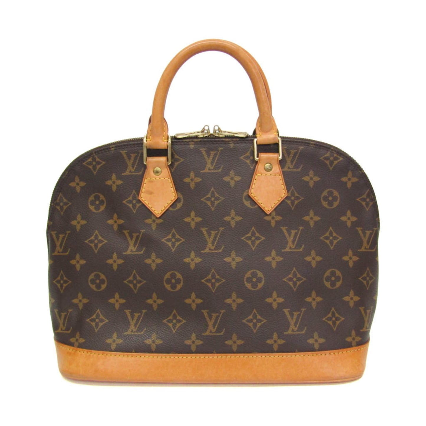 Louis Vuitton Alma Monogram, Brown, Canvas, Handbag