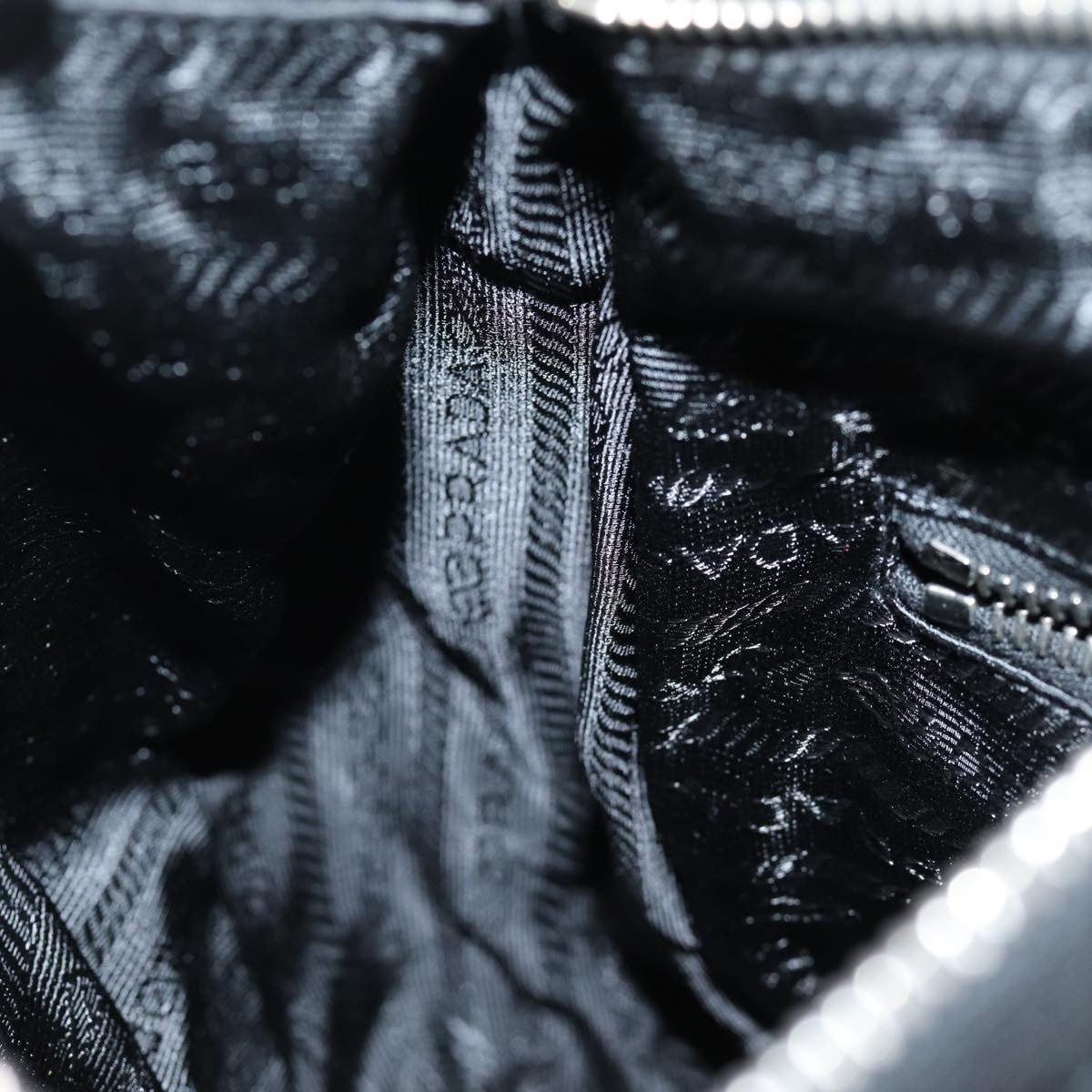 Prada Buckle Messenger Tessuto, Black, Nylon, Shoulder Bag