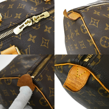 Louis Vuitton Keepall Monogram, Brown, Canvas, Travel Bag