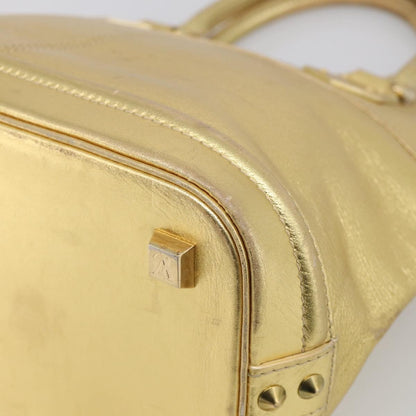 Louis Vuitton Suhali Lockit Leather, Gold, Leather, Handbag