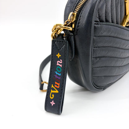 Louis Vuitton New Wave Camera Quilted Leather, Black, Leather, Handbag