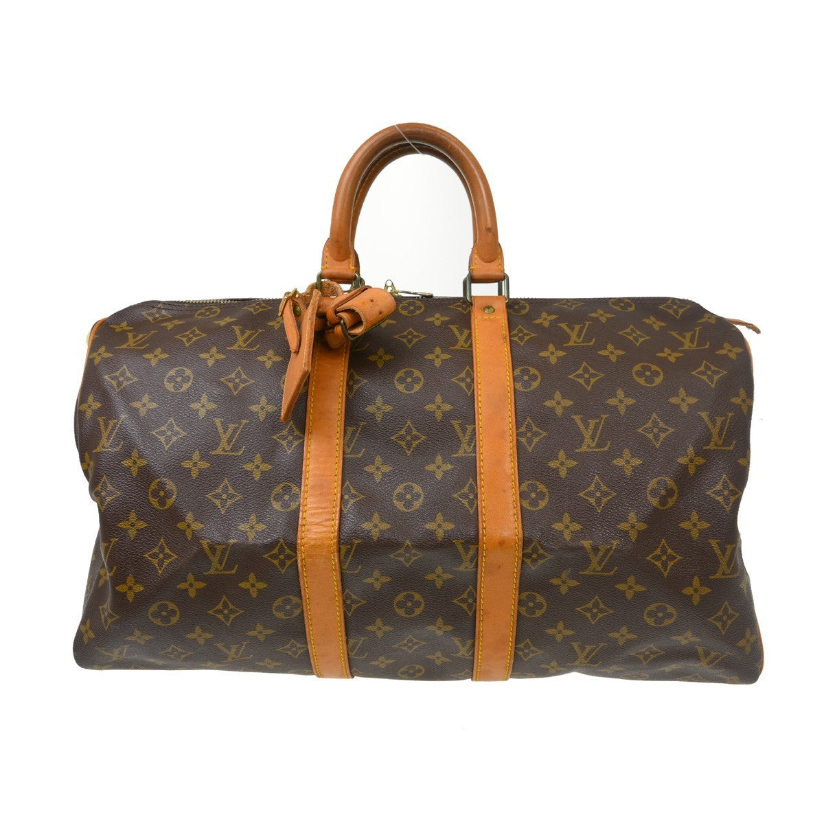 Louis Vuitton Keepall Monogram Canvas, Brown, Canvas, Travel Bag