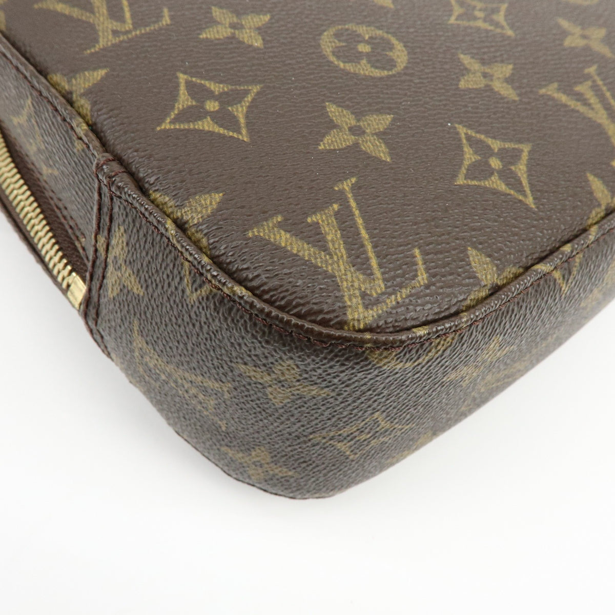 Louis Vuitton Spontini Monogram Canvas, Brown, Canvas, Handbag