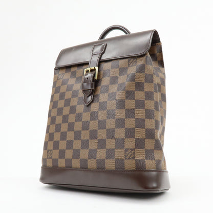 Louis Vuitton Soho Damier, Brown, Canvas, Backpack