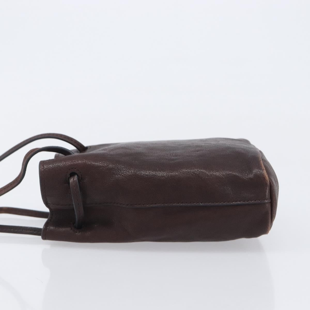 Miu Miu Aviator Bucket Leather, Brown, Leather, Handbag
