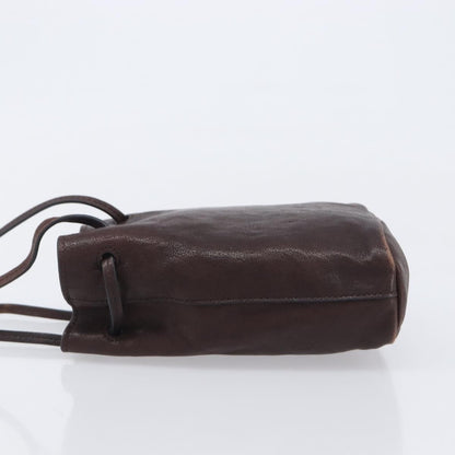 Miu Miu Aviator Bucket Leather, Brown, Leather, Handbag
