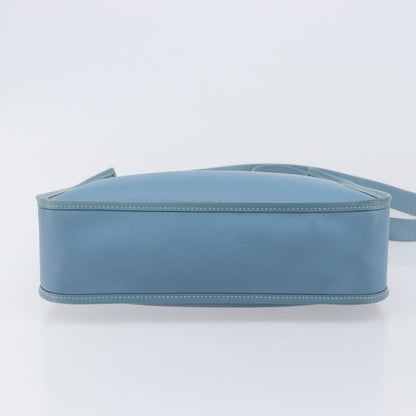 Hermes Vespa Courchevel, Blue, Leather, Shoulder Bag