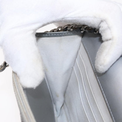 Chanel Reissue 2.55 Wallet on Chain Quilted Lambskin, Silver, Leather, Crossbody Bag