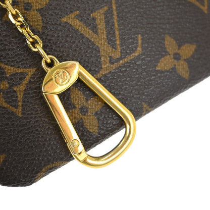 Louis Vuitton Pochette clés NM Canvas, Brown, Canvas, Wallet