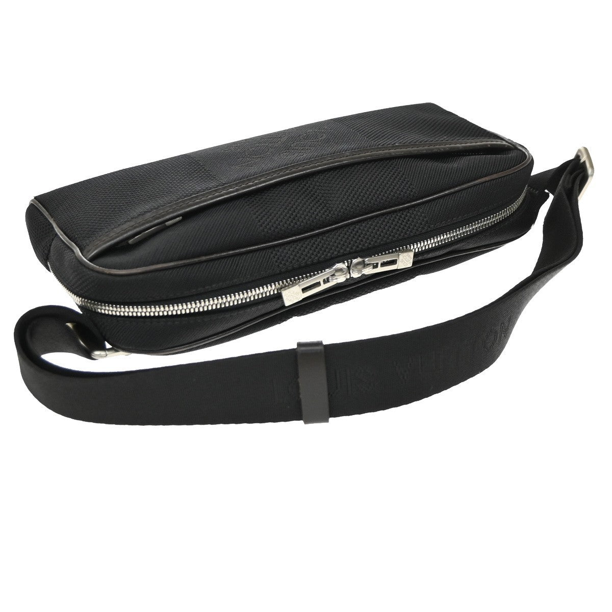 Louis Vuitton Acrobate Waist Damier Geant Canvas, Black, Canvas, Handbag