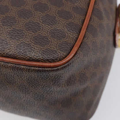 Celine Vintage Handbag Toile Céline, Brown, Canvas, Handbag