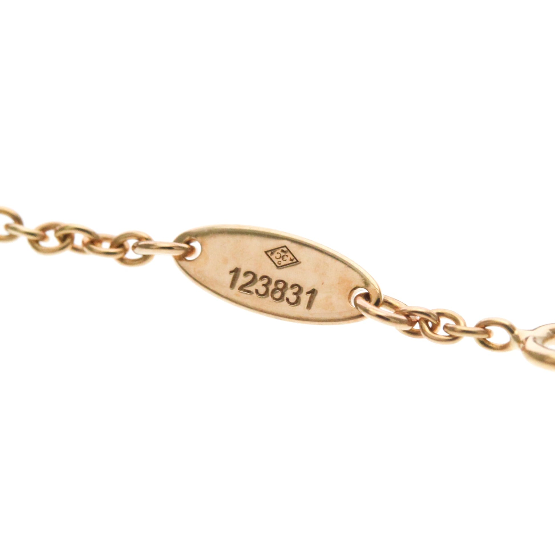 Christian Dior Rose des Vents 18K Rose Gold with Diamonds, Gold, Pink Gold, Necklace