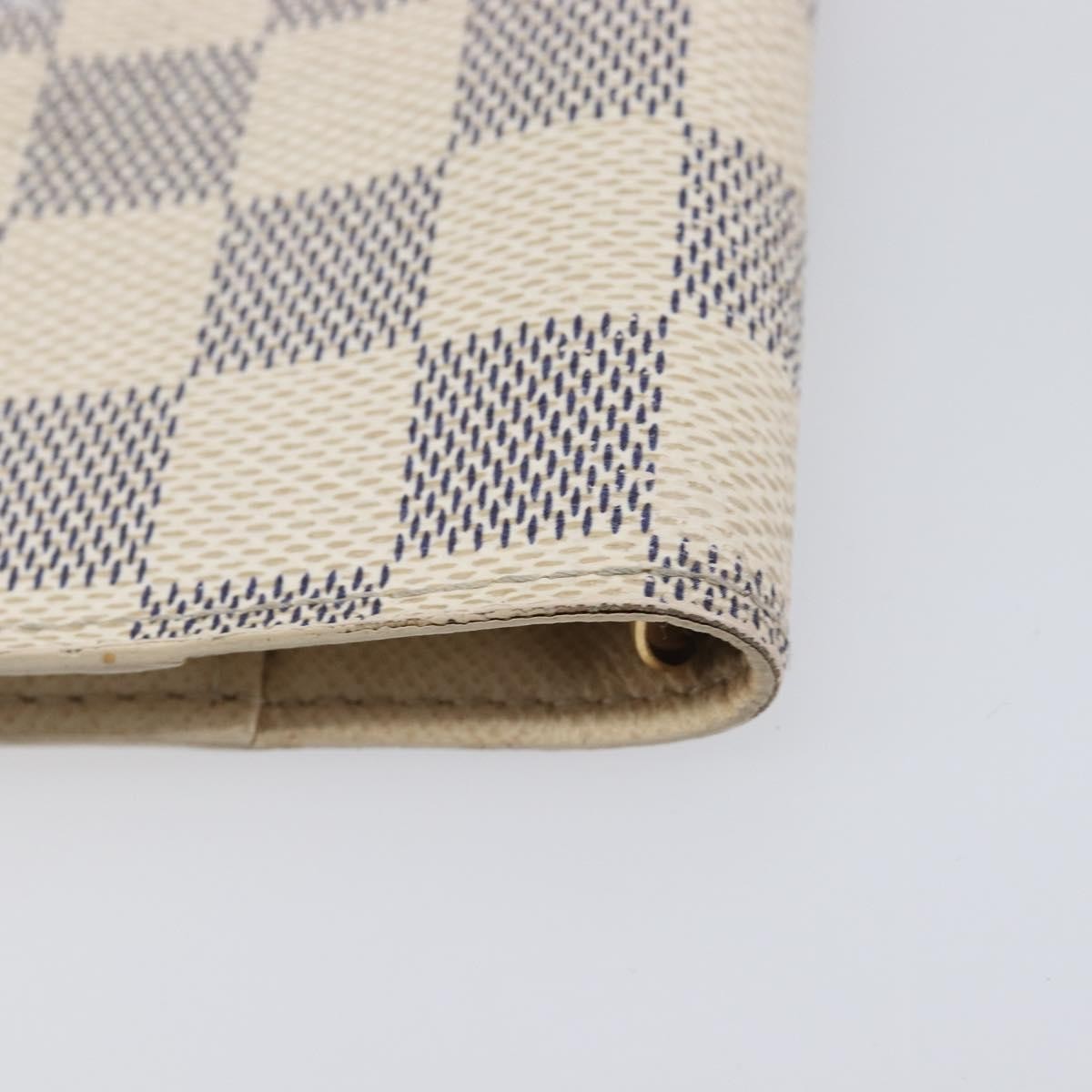 Louis Vuitton Ring Agenda Cover Damier, Beige, Canvas, Briefcase