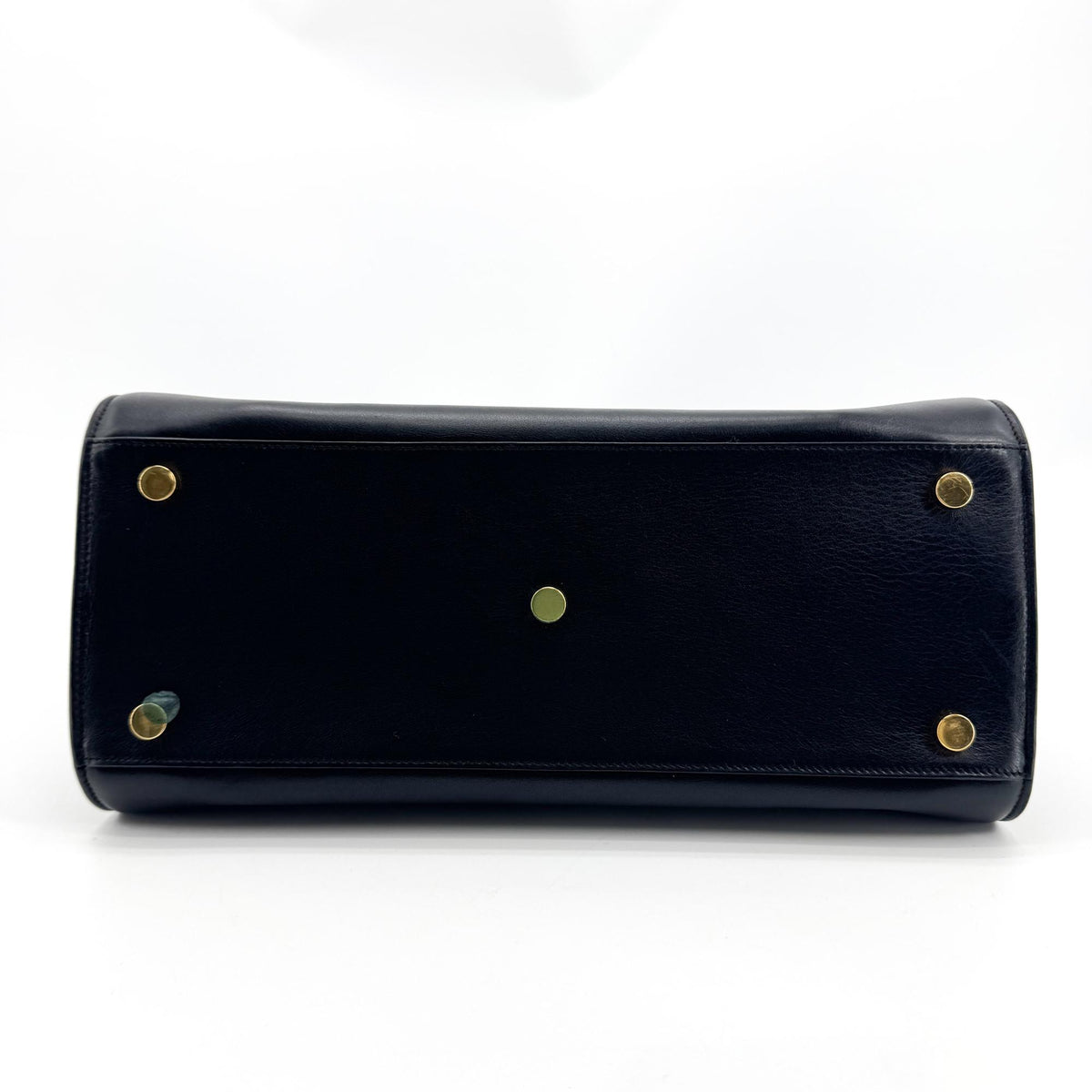 Saint Laurent Sac de Jour Leather, Navy, Leather, Handbag