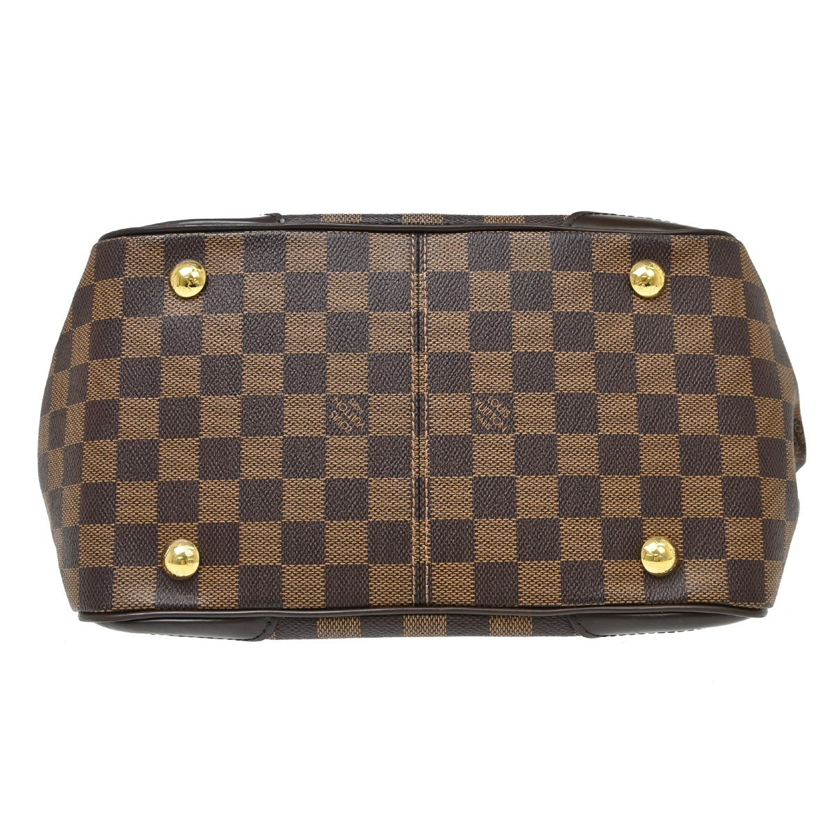 Louis Vuitton Verona Damier Ebene, Brown, Canvas, Tote Bag