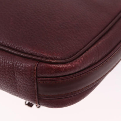 Cartier Tasseled Must de Cartier Leather, Burgundy, Leather, Shoulder Bag