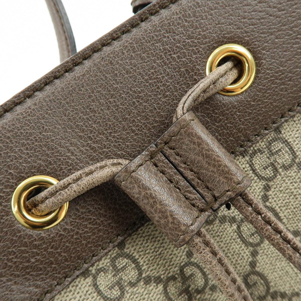 Gucci Ophidia Bucket GG Coated Canvas, Beige, Canvas, Handbag