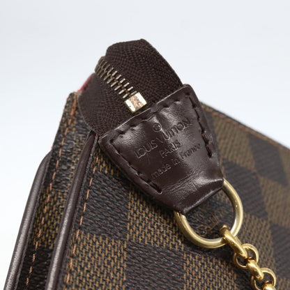 Louis Vuitton Sophie Damier Ebene, Brown, Canvas, Clutch