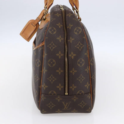 Louis Vuitton Deauville Handbag Monogram Canvas, BROWN, CANVAS, Handbag