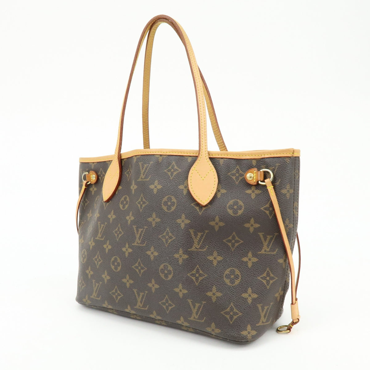 Louis Vuitton Neverfull Monogram Canvas, Brown, Canvas, Tote Bag