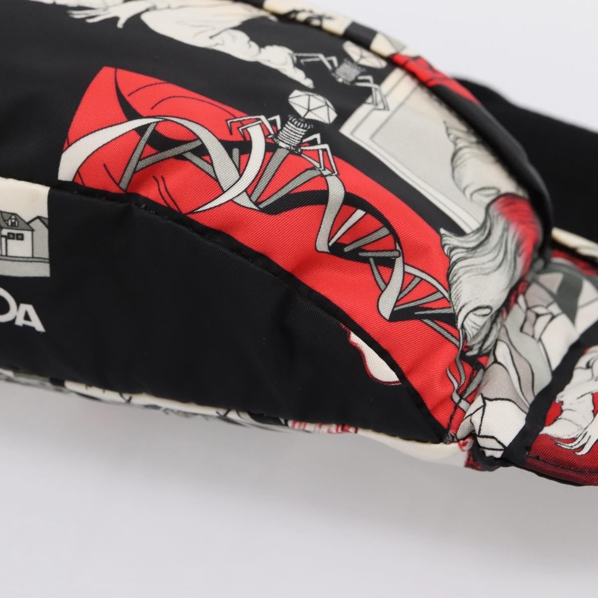 Prada Zip Waist Printed Tessuto, Multicolour, Nylon, Handbag