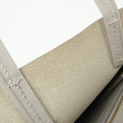 Celine Vertical Cabas Leather, Beige, Leather, Tote Bag