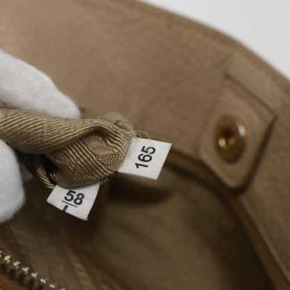 Prada Side Pocket Convertible Vitello Daino, Beige, Leather, Tote Bag