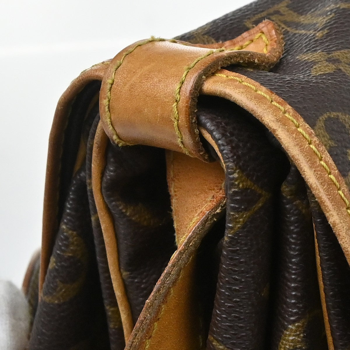 Louis Vuitton Saumur Monogram Canvas, Brown, Canvas, Shoulder Bag