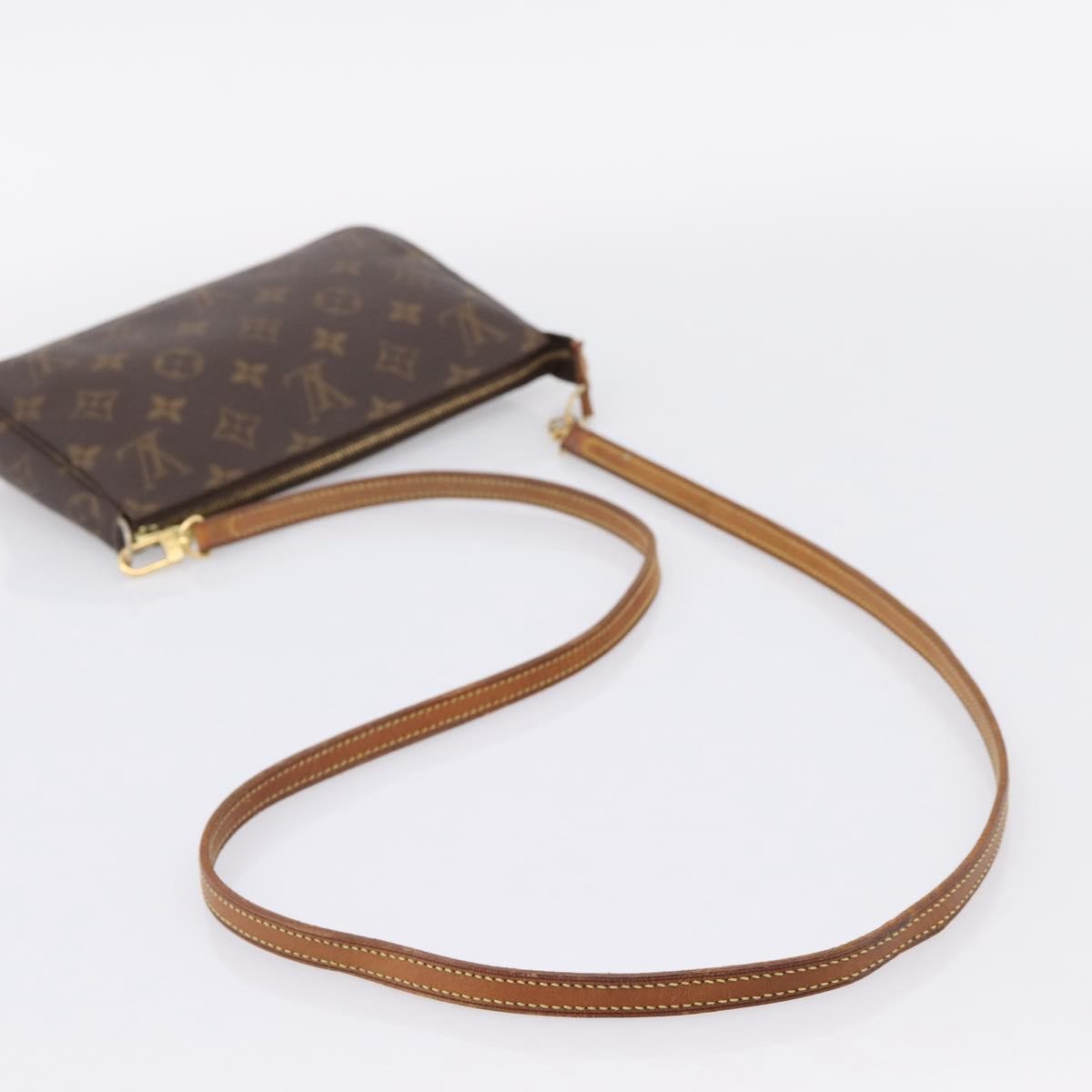 Louis Vuitton Pochette Accessoires NM Monogram Canvas, Brown, Canvas, Clutch