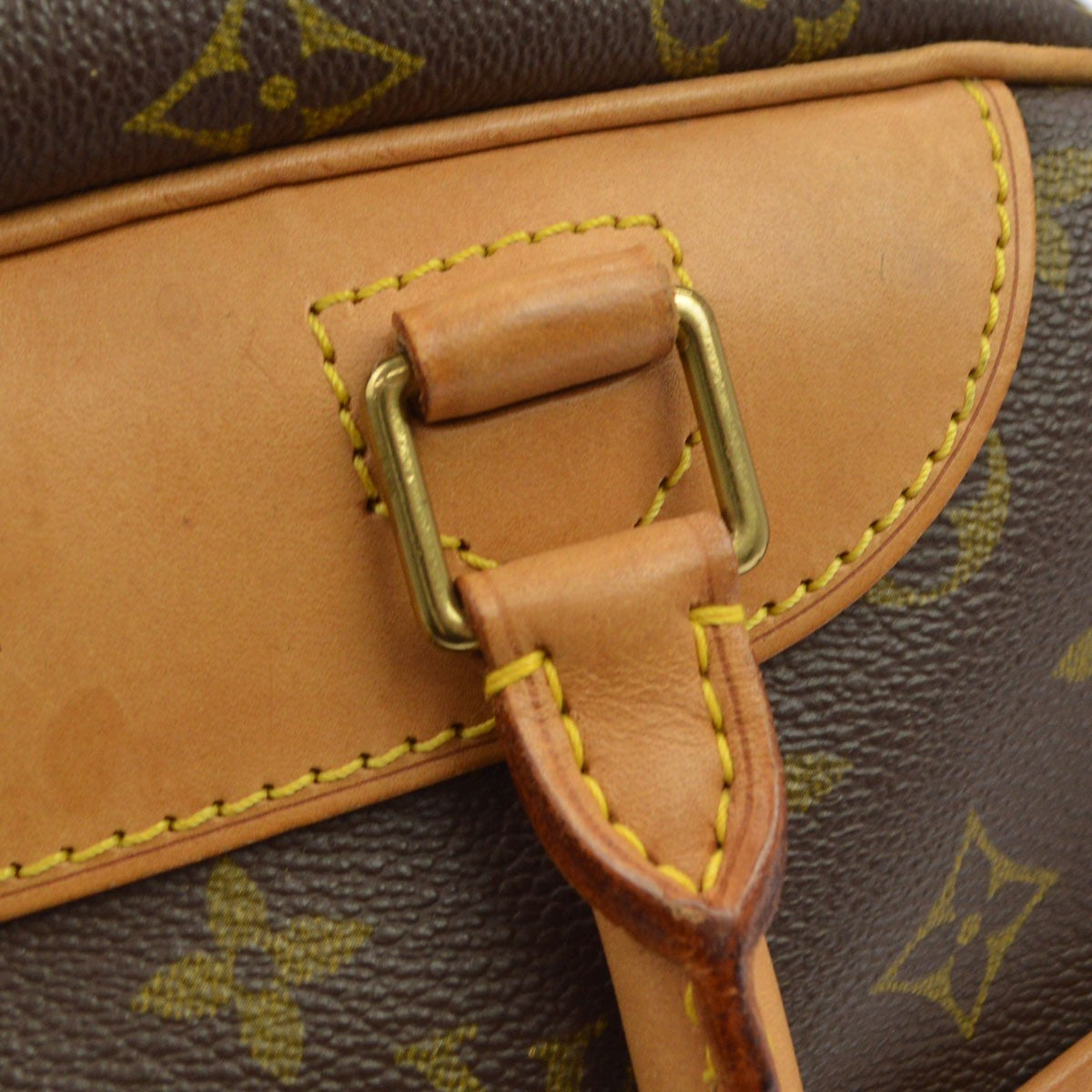 Louis Vuitton Deauville Monogram Canvas, Brown, Canvas, Handbag