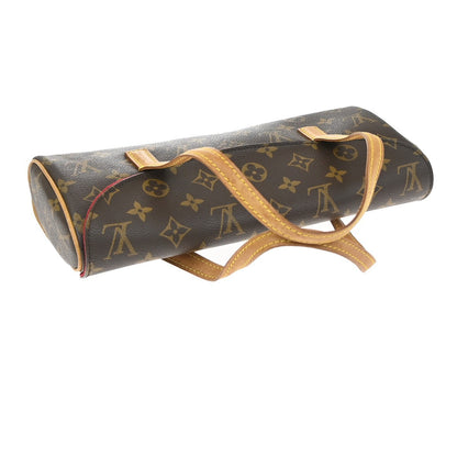Louis Vuitton Sonatine Monogram Canvas, Brown, Canvas, Handbag