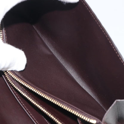 Louis Vuitton Sarah Monogram Vernis, Burgundy, Patent Leather, Clutch